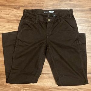 Carhartt Flex Loose Fit Canvas Work Pant Brown NWT